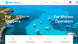 screen from MarineHub application